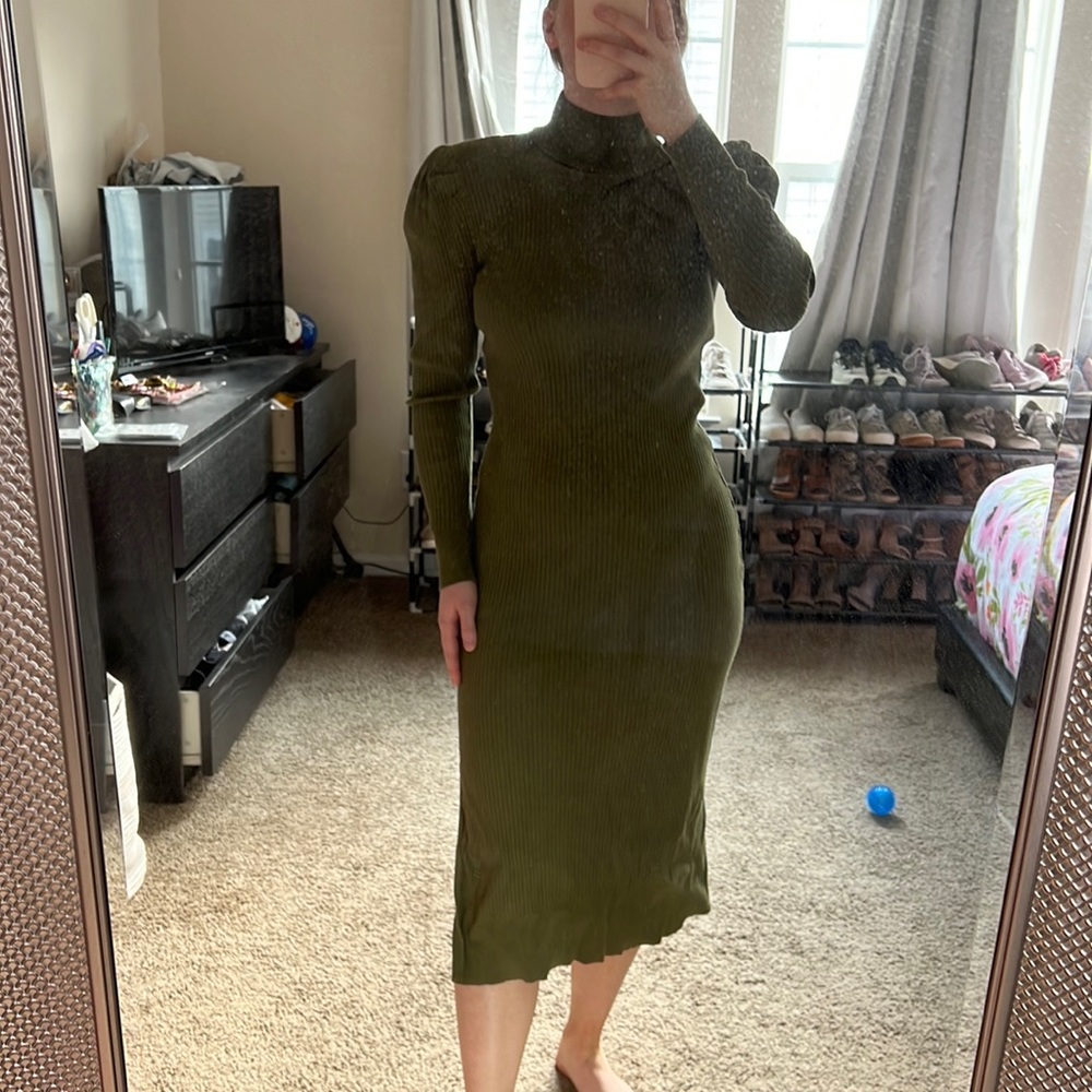 Who What Wear ribbed dress